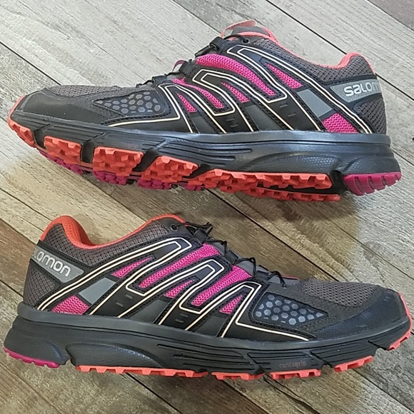 pink salomon shoes